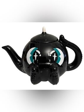 Killstar Teapot 42.3 oz Cthulhu Resurrect Ceramic Black Demon